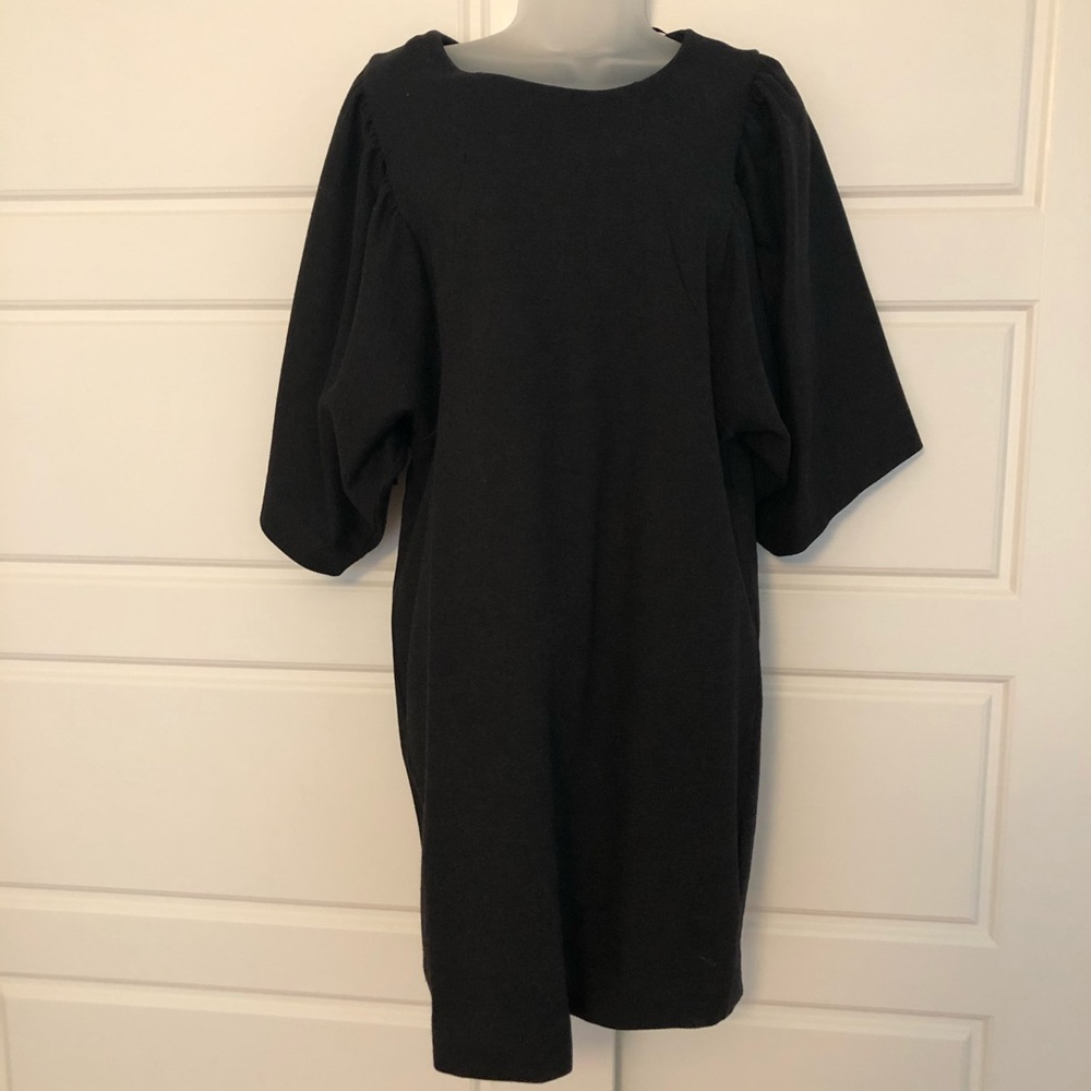Cos wool/ cotton blend shift dress